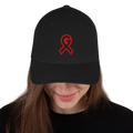 "G Ribbon" Red Structured Twill Cap