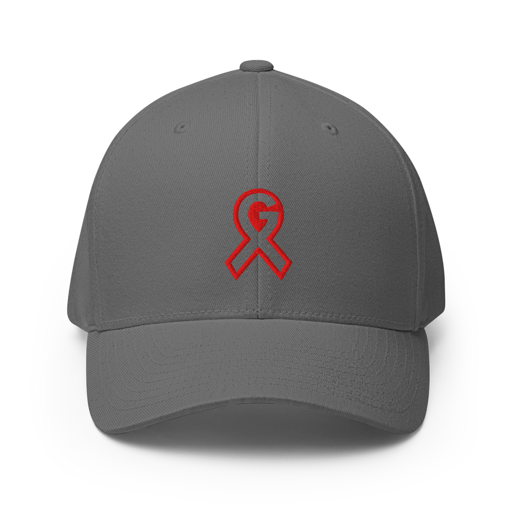 "G Ribbon" Red Structured Twill Cap