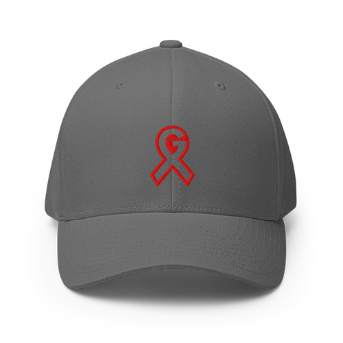 "G Ribbon" Red Structured Twill Cap
