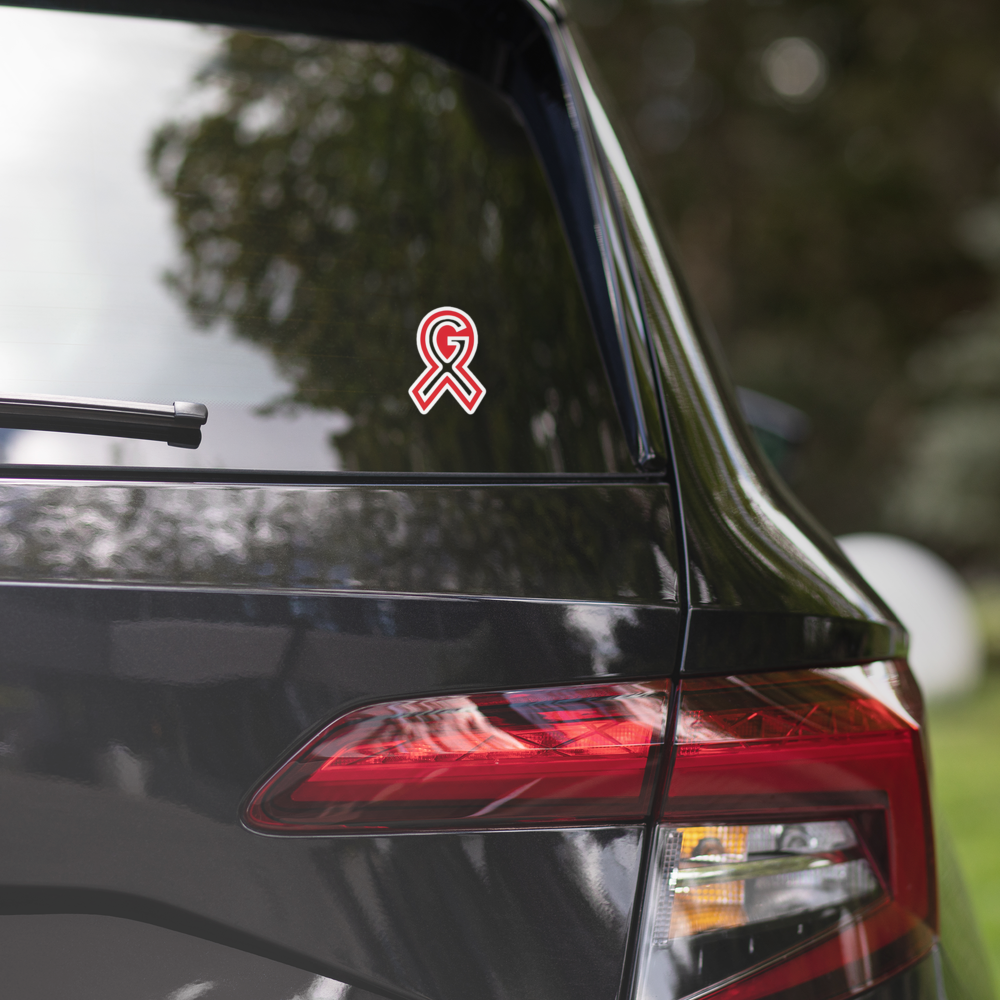 G Ribbon Bubble-free stickers