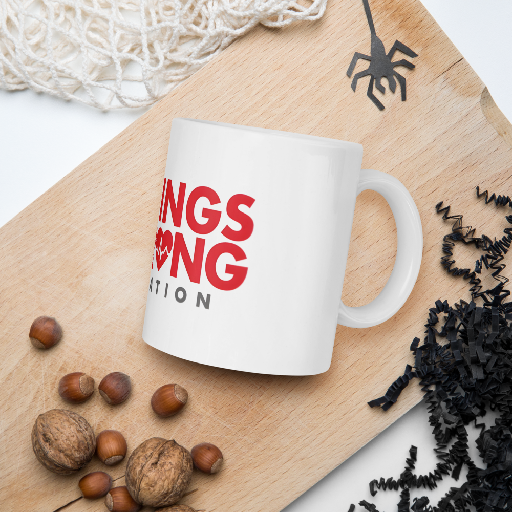 Giddings Strong White glossy mug