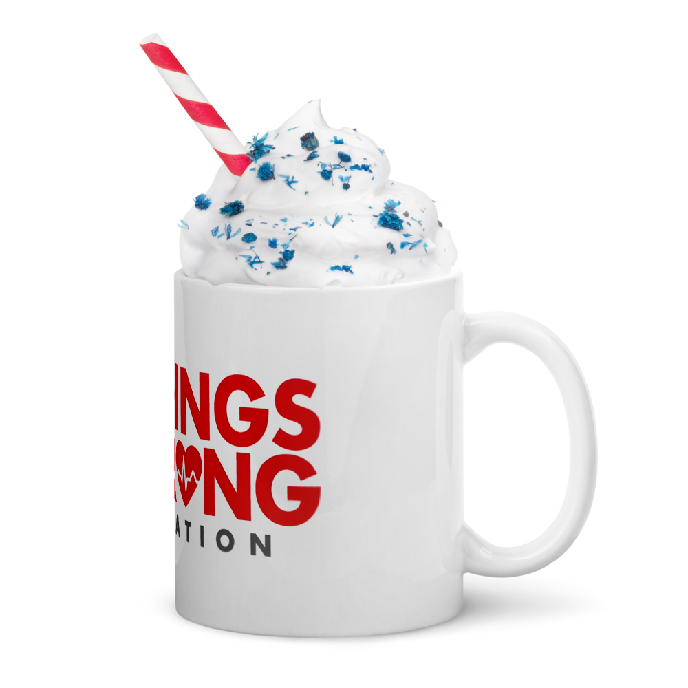 Giddings Strong White glossy mug