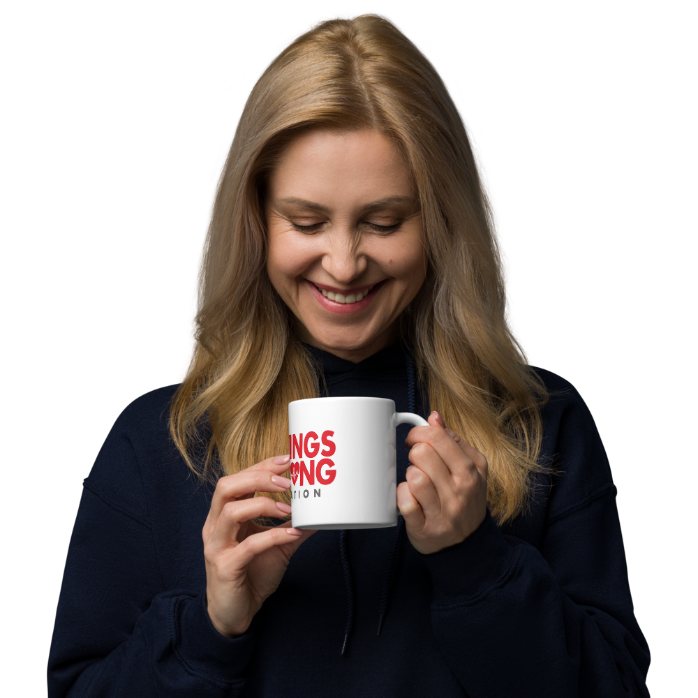 Giddings Strong White glossy mug